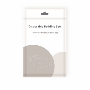 Set da Viaggio di Lusso 4 Pezzi, Impermeabile, 100TC, Pronto all'Uso, Misura Grande, Stile Europeo, Copriletto con <span class=keywords><strong>Federe</strong></span> - Product Image 2