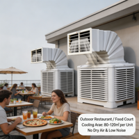 Refroidisseur d'air évaporatif portable en plastique PP pour ferme, entrepôt, usine, supermarché – Économe en énergie et respectueux de l'environnement