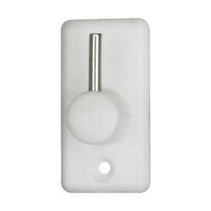 CROCHET EN PLASTIQUE/ACIER POUR BRIS-BRIS Noyer - Product Image 2