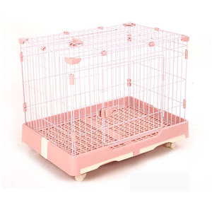 Manufacturer Wholesale Cat/Rabbit/Dog <strong>Breeding</strong> Household <strong>Small</strong> Medium Large Drawer Style Metal Wire Frame Pet <strong>Cage</strong> Easy Clean - Product Image 4