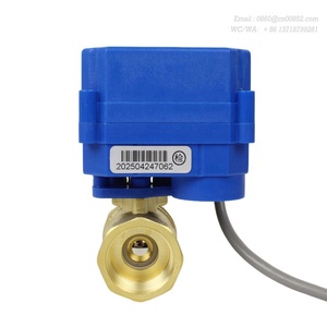 EDAK <strong>Mini</strong> Electric <strong>Ball</strong> <strong>Valve</strong> with Indicator and Feedback Water Irrigation Systems Brass 24V 12V 220V 110V NC NO DN8-DN32 OEM - Product Image 3