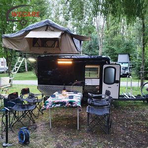 <span class=keywords><strong>Caravane</strong></span> d'aventure Wecare avec tente de toit, porte-<span class=keywords><strong>moto</strong></span> avant et cuisine extérieure <span class=keywords><strong>pour</strong></span> les voyages en 4x4 - Product Image 5
