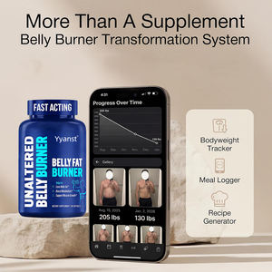 Complément alimentaire OEM/ODM à base d'ingrédients naturels pour la perte de poids, efficace pour brûler la graisse du ventre, amincissant, en gélules pour hommes, échantillon gratuit. - Product Image 3