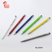 VALIN Stylo à bille et stylet métallique 2-en-1 |   Stylo fin pour écrans tactiles, idéal comme cadeau d'affaires