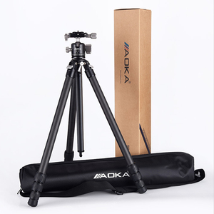 Aoka ky224cl + bh25r Du Lịch Sợi Carbon Máy Ảnh Chân máy mới Trọng lượng nhẹ thiết kế nhỏ gọn với cột trung tâm vật liệu hợp kim nhôm - Product Image 6