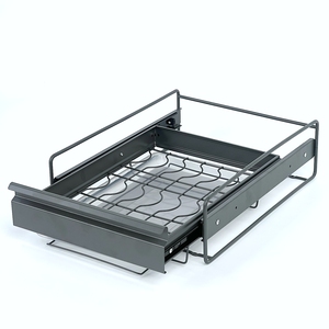 Portapiatti da <span class=keywords><strong>Cucina</strong></span> Moderno in Acciaio Inox 201, Regolabile e Telescopico, a Singolo Ripiano - Product Image 1