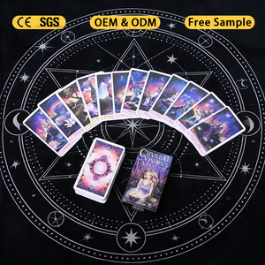 Vente en gros de cartes de tarot illustrées personnalisées en cristal, de la célèbre série Healing Crafts Famous Oracles, pour cadeaux - Product Image 1