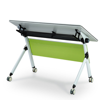Table de formation pliable pour bureau, réunion et formation, mobilier de bureau, table de réunion portable