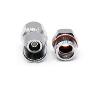 Conector Coaxial RF de alta calidad, conector tipo N, macho, recto, a juego, FSJ4-50B, cable ultra flexible, 1/2