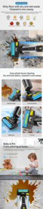 RedKey W12 SE Wet <b>Dry</b> Vacuum Cleaner Cordless Smart <b>Mop</b> Washing Multi-Surface Wireless Handheld Floor Self-Cleaning Self-cleanin - Product Image 5