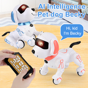 Programável Inteligente e Dança Robot Toy Mini Pet Dog Robô de Controle Remoto com Som e LED Eyes RC Dog Brinquedos Para Crianças - Product Image 2