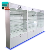 Solution de design d'intérieur moderne pour magasin de téléphonie mobile, personnalisation de la vitrine de présentation de téléphones mobiles, table de présentation, armoire pour accessoires de téléphone