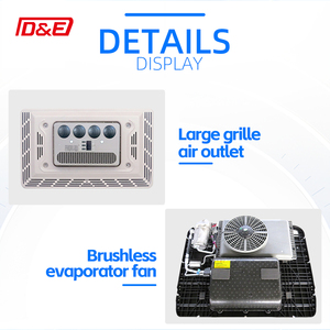 Aire Acondicionado Portátil de Alta Calidad 12V/24V para Camiones, Nuevo Enfriador de Techo Integrado para Autobús y Coche con Compresor - Product Image 4
