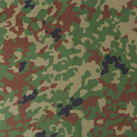 Stock JSDF Japan Ground Self-Defence Force Jungle Camouflage Tissu FR WR TC Polyester Coton Ripstop IRR Tissu Anti-infrarouge