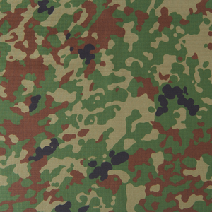 ผ้าลายพรางป่าสำหรับกองกำลังป้องกันตนเองภาคพื้นดินของกองทัพญี่ปุ่น (<span class=keywords><strong>JSDF</strong></span>) ผลิตจากผ้าโพลีเอสเตอร์ผสมคอตตอนแบบริปสตอป ทนไฟ ทนน้ำ ป้องกันรังสีอินฟราเรด (IRR) - Product Image 1