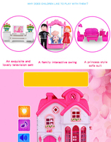 ITTL Shantou Jouets pour enfants, ensemble de poupées de beauté et de mariée, jeu de rôle, maison de poupée pour filles avec de nombreuses robes