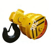 Crochet de grue électrique, crochet de levage robuste en acier forgé avec loquet de sécurité pour grue à pont