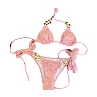 Nouveau maillot de bain sexy à chaîne, style bikini séparé