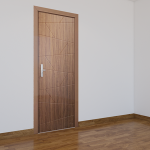 High Quality <b>3D</b> <b>Model</b> Design MDF Door Durable Entrance Sliding Wooden Door with OEM/ODM Direct Vietnamese Manufacturer Hotel Use - Product Image 3
