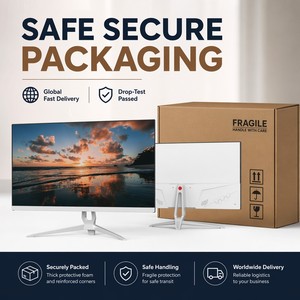 Moniteur de jeu <span class=keywords><strong>QLED</strong></span> 24 pouces <span class=keywords><strong>100Hz</strong></span>/165Hz 1ms, écran large 21:9, design sans cadre, moniteur PC professionnel pour l'e-sport - Product Image 6