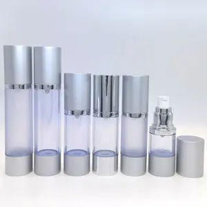 30ml 50ml 100ml Luxury Silver Gold Aluminum Refillable Airless Bottle Pump Spray Bottle