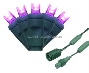 Guirlande lumineuse LED rouge commerciale de 5mm décoration de Noël intérieure/extérieure avec espacement de 6 \ "et indice IP65 longueur de 10m - Product Image 3