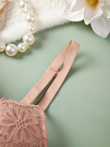 Áo ngực ren hoa 3 màu có gọng nâng ngực Thiết kế nâng đỡ thoải mái & hỗ trợ bên hông Áo ngực đầy đủ kiểu dáng thanh lịch Đồ lót hàng ngày - Product Image 3