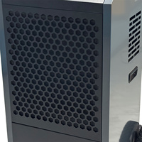 Déshumidificateur industriel haute puissance RexDry 158L/D, sécheuse mobile commerciale robuste pour atelier, serre, chantier de construction