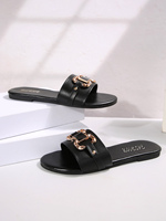 Sandales de mode printemps-été pour femmes, en cuir synthétique, à bout ouvert, respirantes, confortables, à semelle plate, décontractées, pour la plage, chaussures de marche EVA
