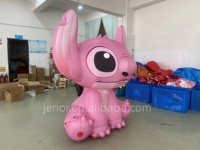 Poupée gonflable de dessin animé pour les fêtes et les anniversaires - avec lumières LED et options personnalisables