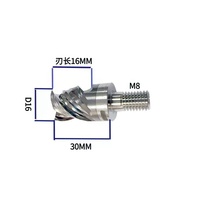 Têtes de fraisage modulaires à visser en carbure de tungstène revêtues d'étain SUPAL, à dents verrouillables D10 D16 D20, fraises interchangeables ODM & OEM