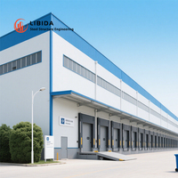 Estructura de Acero para la Construcción de Fábricas, Planta de Trabajo, Almacén, Almacenes Prefabricados con Estructura