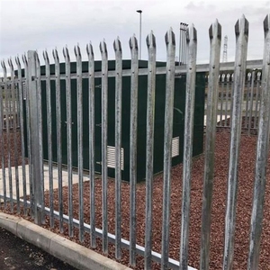 Barrière de sécurité en acier décorative à pointe de lance pour tours de télécommunications, type <span class=keywords><strong>fourche</strong></span> <span class=keywords><strong>du</strong></span> <span class=keywords><strong>diable</strong></span>, pour clôture de palissade - Product Image 5