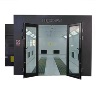 Cabine de peinture automobile sur mesure avec chauffage électrique infrarouge lointain et contrôle intelligent pour séchage de carrosserie
