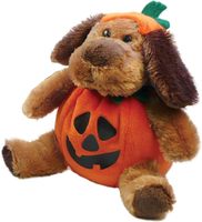 Peluche chien citrouille d'Halloween personnalisée, jouet en peluche doux, poupée chiot Jack O'Lantern, décoration réconfortante pour enfants en polyester