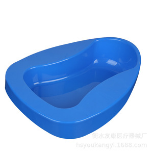 กระโถนพลาสติกสีฟ้าสำหรับผู้สูงอายุและสตรีมีครรภ์ แบบใช้แล้วทิ้ง - Product Image 1