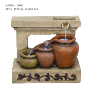 Fontana d'Acqua in Resina Effetto Pietra Economica e Bella per Decorazione <span class=keywords><strong>Giardino</strong></span> e Casa - Product Image 2