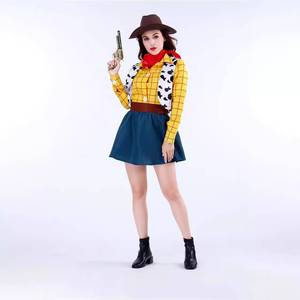 Costume de vache Woody Jessie HP 2024, directement de l'usine, pour Halloween, cosplay TV et cinéma, pour adultes, avec personnages inspirés de l'histoire de films américains - Product Image 3