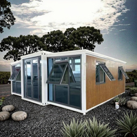 Maison préfabriquée à faible coût Structures en acier Bâtiments à ossature Villa de luxe moderne 1 chambres à coucher Maisons conteneurs préfabriquées modulaires
