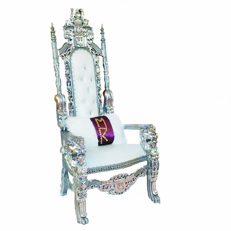 Et Or Roi Pédicure Fabriqué En Chine Bleu Mariée Mariée Marié Burger Table Canada Sculpté Noir Chaise de Trône