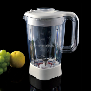 Pot de mixeur <span class=keywords><strong>Moulinex</strong></span> de 1,25 L en plastique sans BPA, avec <span class=keywords><strong>couvercle</strong></span> et base inférieure, pièces pour mixeurs et centrifugeuses - Product Image 1