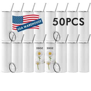 Tasses isothermes fines en acier inoxydable de 20 oz, personnalisées en gros, pour impression UV DTF à chaud/froid, maintien thermique de 12 à 24 heures, cadeaux d'affaires - Product Image 1