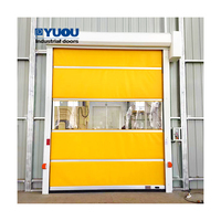 Porte rapide automatique en PVC à action rapide/porte à passage rapide, porte industrielle en PVC
