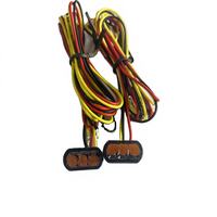 Lumière indicatrice LED ambre à haute luminosité KS22-012-A 12V 3PCS LED