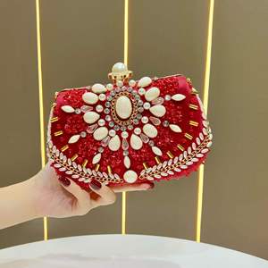 Wholesale Fashion Ladies Rhinestone Evening Bags <b>Clutch</b> Purses Luxury Women Party <b>Wedding</b> women tote bags Crossbody Shoulder Bag - Product Image 4