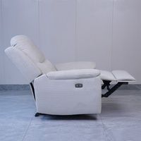Ensemble de meubles de salon pour hôtel Sofa inclinable sectionnel certifié de qualité Massage Tissu velours Cuir