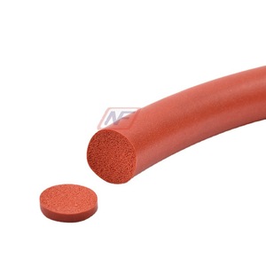 Tùy chỉnh màu Silicone bọt xốp dải, ép đùn miếng bọt biển con dấu cao su cho thiết bị điện tử và Cửa Cách âm - Product Image 3