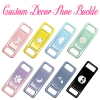 Breloques personnalisées pour lacets de chaussures, en métal coloré, style dessin animé, accessoires décoratifs DIY pour baskets décontractées, cadeau tendance pour adolescents