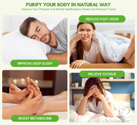Fabricant chinois de patchs détoxifiants pour les pieds en coton naturel pour la santé, hypoallergéniques pour adultes, soulagent la fatigue