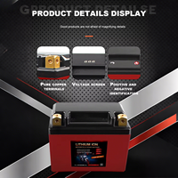 LFP14B-4 12V Bms protection Motorcycle 84ah Lithium Iron Phosphate Lifepo4 Battery CCA450